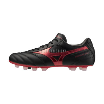 Mizuno morelia II Pro 40 aniversario clásico negro y rojo FG