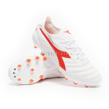 Diadora B Elite Tech blanco y rojo FG