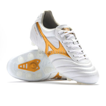 Mizuno Morelia II Elite FG - White/Gold/Silver