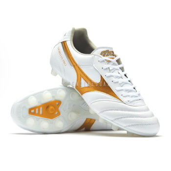 Mizuno Morelia II Pro FG - White/Football Gold/Galaxy Silver